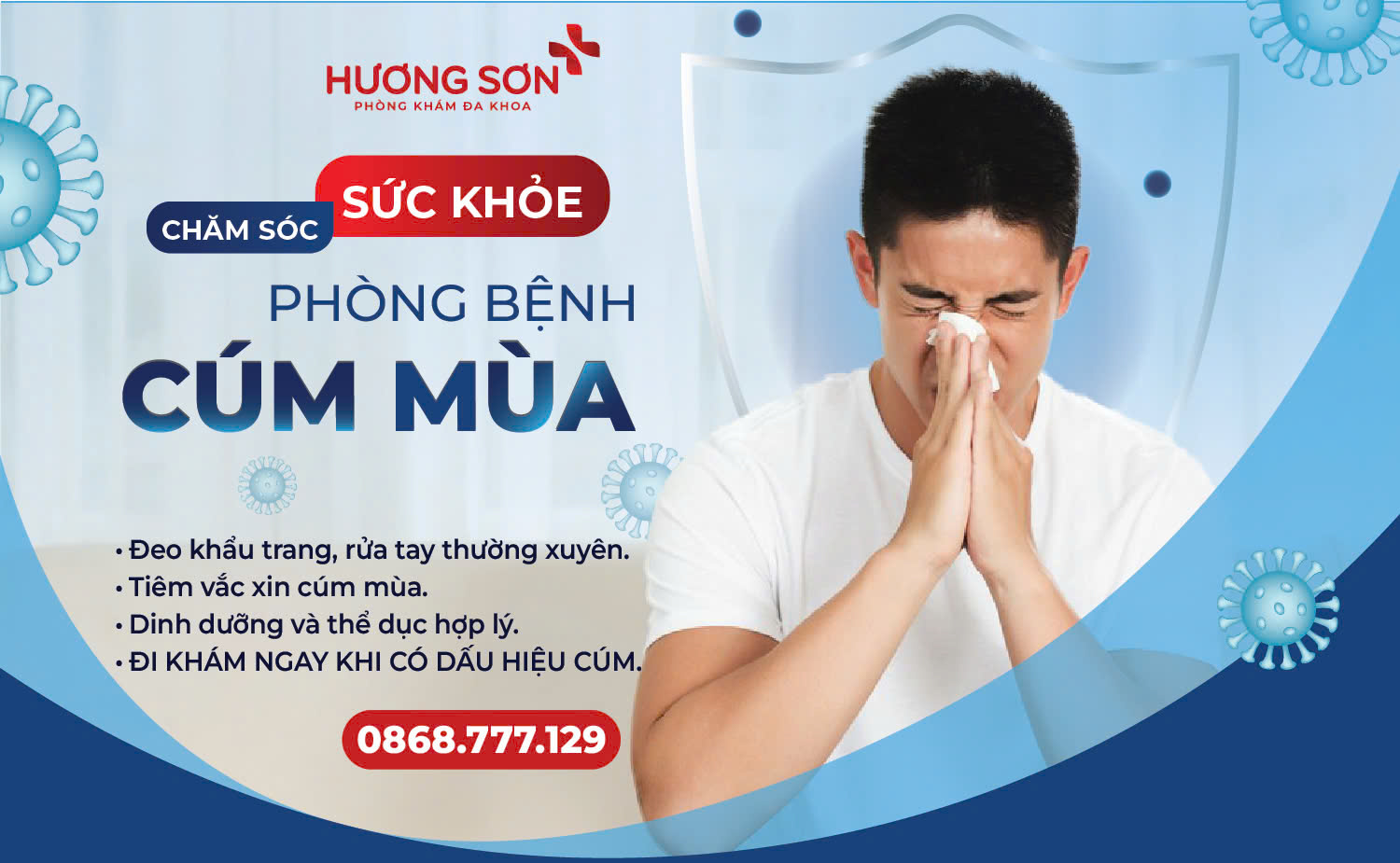 Chăm sóc sức khỏe – phòng ngừa cúm mùa hiệu quả!
